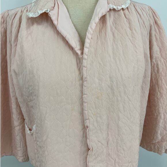 Vintage Pink Pajama Jacket - Picture 4 of 4
